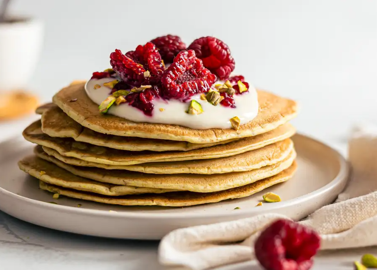 Vegane Pfannkuchen. Rezept.